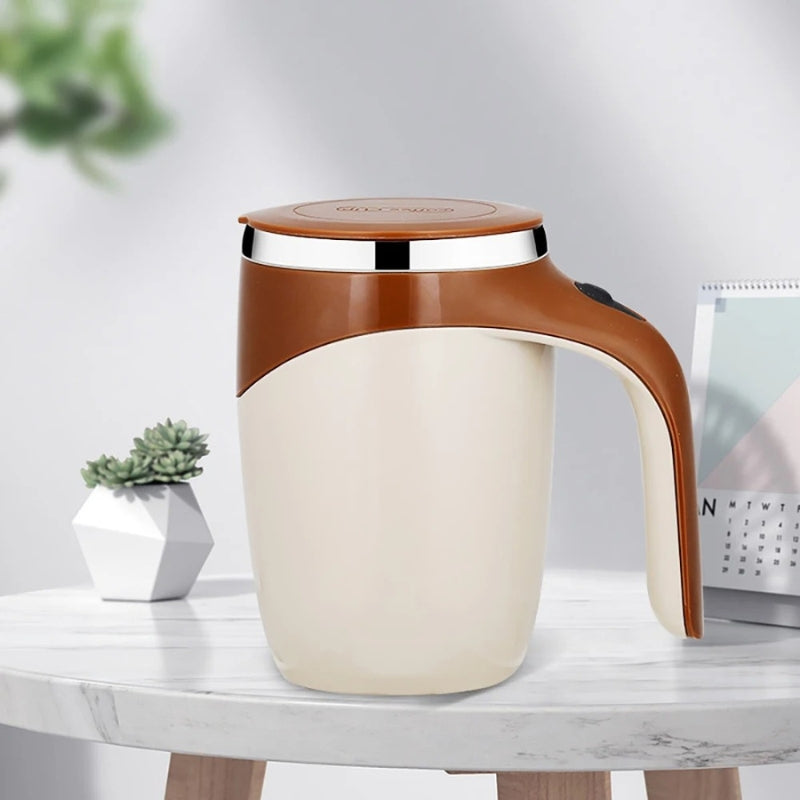 Premium Self-Stirring Smart Coffee Mug – Auto-Mix Heating Cup