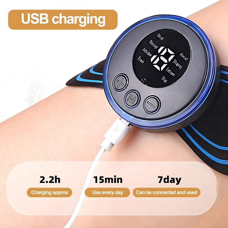 Premium Smart EMS Body Toning & Fat Burning Massager – Blue Flex Edition