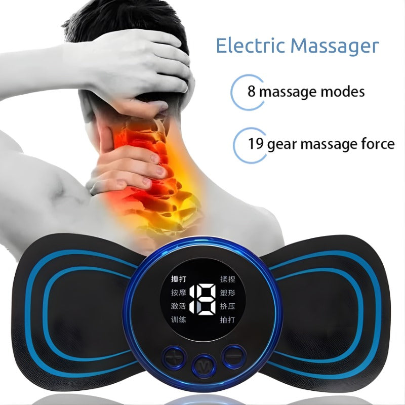 Premium Smart EMS Body Toning & Fat Burning Massager – Blue Flex Edition