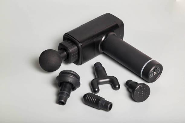 Premium Deep Tissue Electric Muscle Massage Gun – Silver Pro Edition