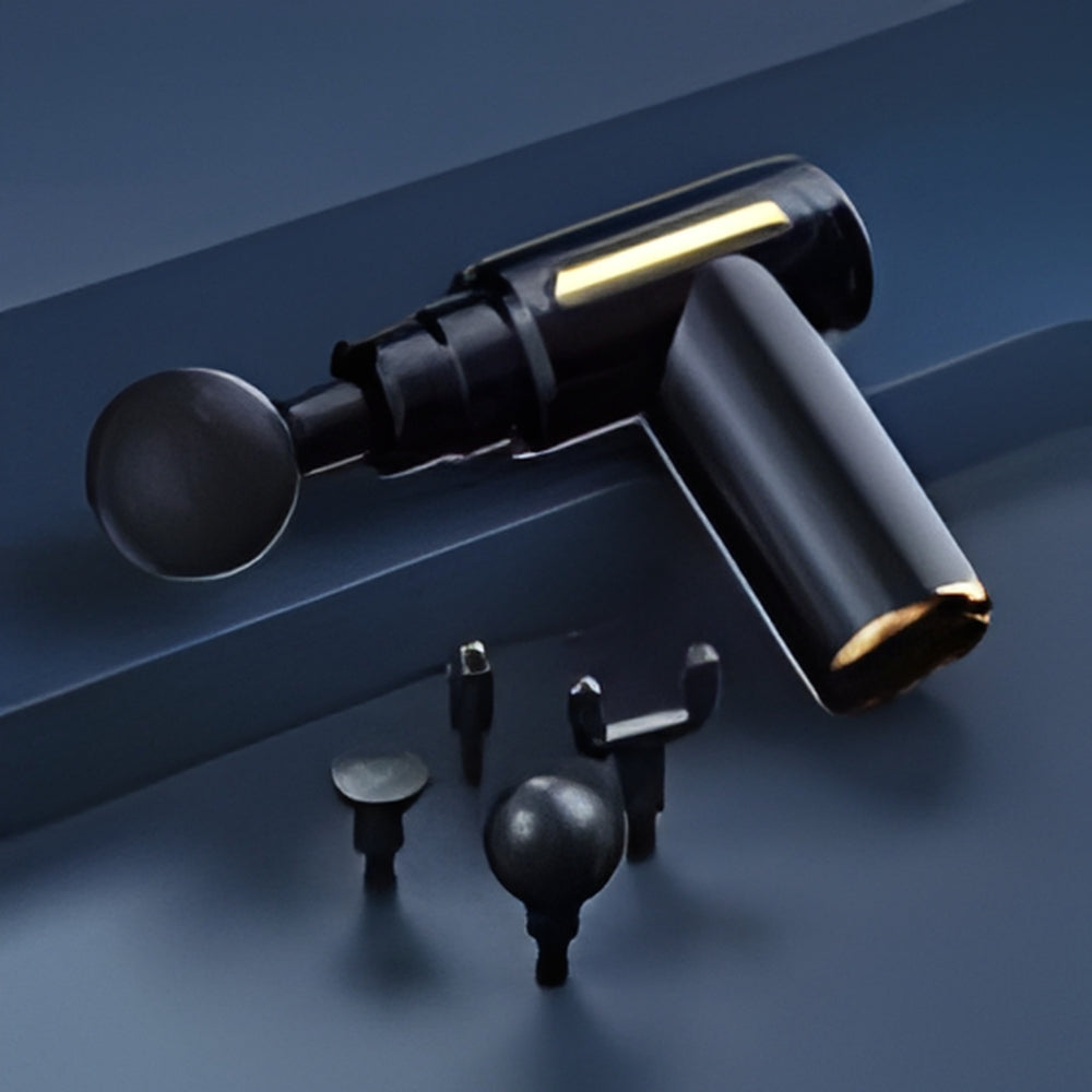 Premium Deep Tissue Electric Muscle Massage Gun – Silver Pro Edition