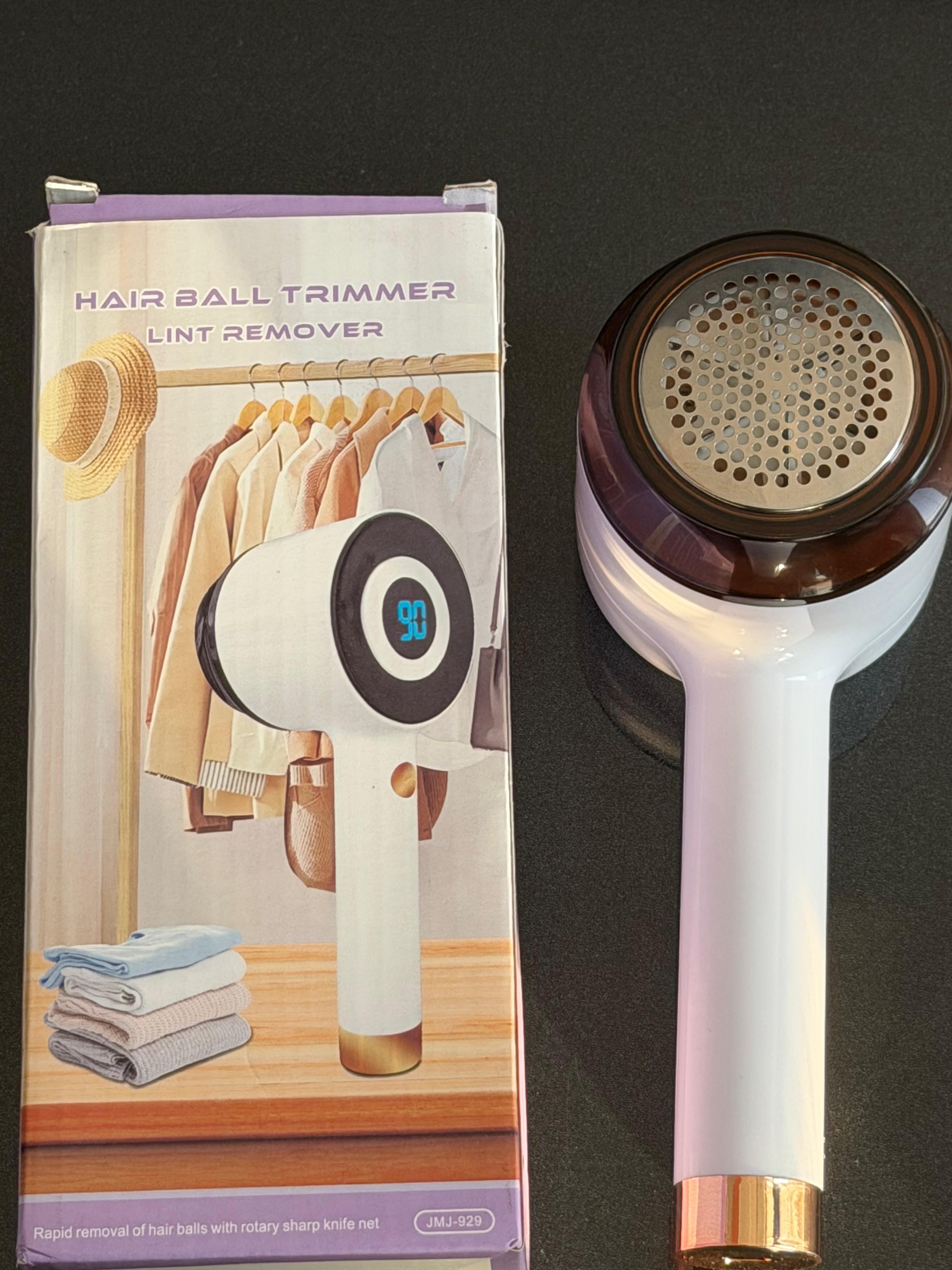 Luxury Electric Fabric Lint Remover & Clothes Shaver – White Gold Edition